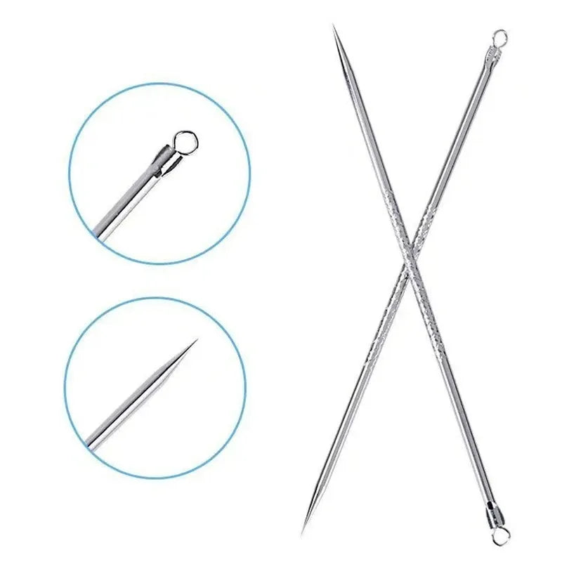 1 Pcs Blackhead Comedone Acne Pimple Blemish Extractor Remover Stainless Steel Needles Remove Tools Face Skin Care Pore Cleaner