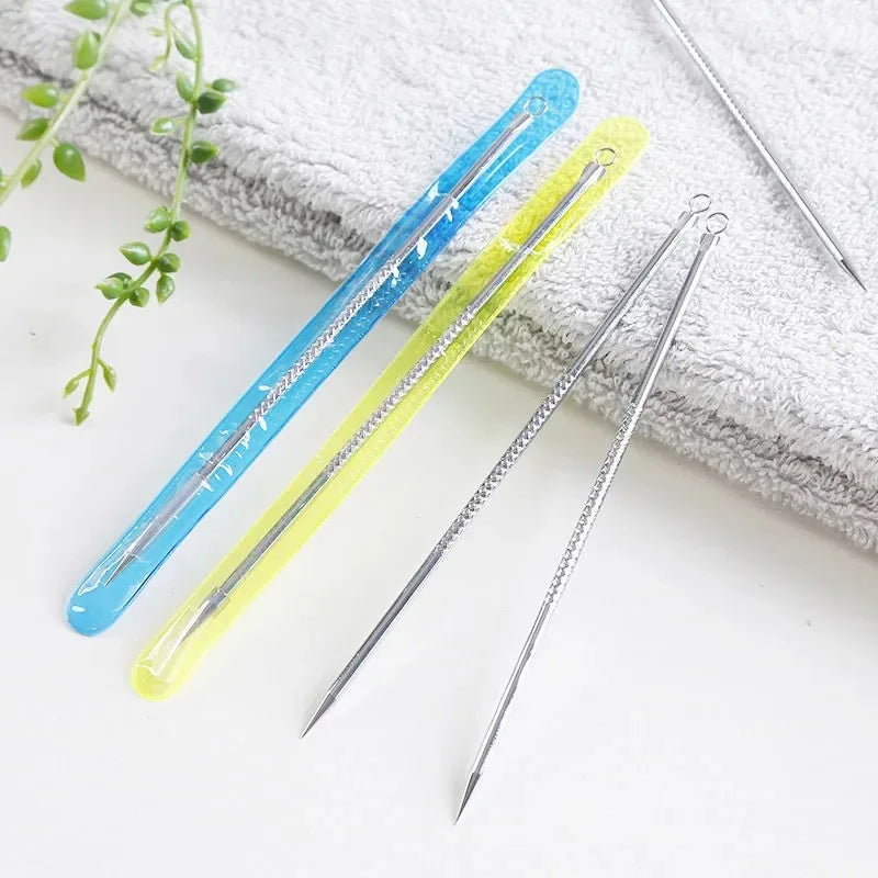 1 Pcs Blackhead Comedone Acne Pimple Blemish Extractor Remover Stainless Steel Needles Remove Tools Face Skin Care Pore Cleaner