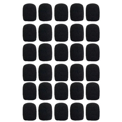 10-100PC Mic Protector Replacement Headset Foam Cover Windshield Sponge Sleeve Microphone Protective Cap  Meeting Mic