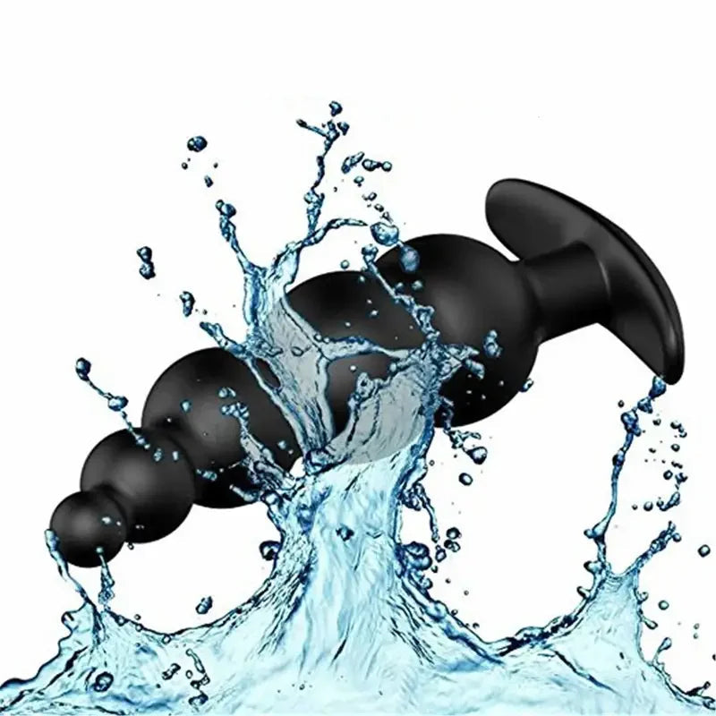 Gtooza_10 Frequency Vibrating Prostate Massager Anal Plug  Beads Butt Sex Toys Waterproof Powerful Wired  Men Couples gtooza.com