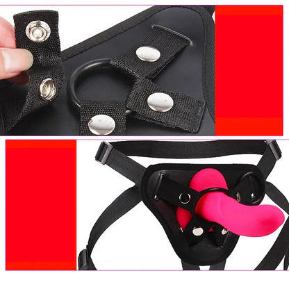 Gtooza_10 Speed Vibrating Strap On  Panties Women's Lesbian   Belt Penis Artificial Sex Toys  Womans gtooza.com