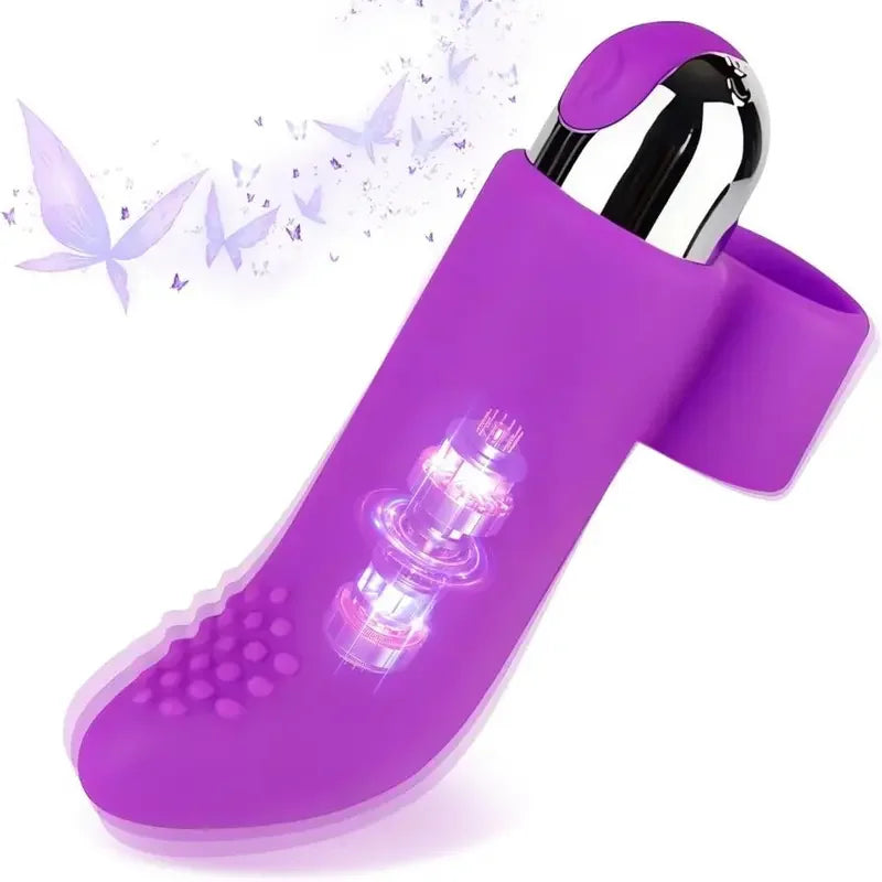 Gtooza10 Speeds USB Charging Finger    Women  Stimulation Silicone Anal Massage Adult Sex Toys 18 gtooza.com