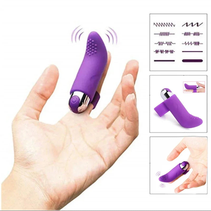 Gtooza10 Speeds USB Charging Finger    Women  Stimulation Silicone Anal Massage Adult Sex Toys 18