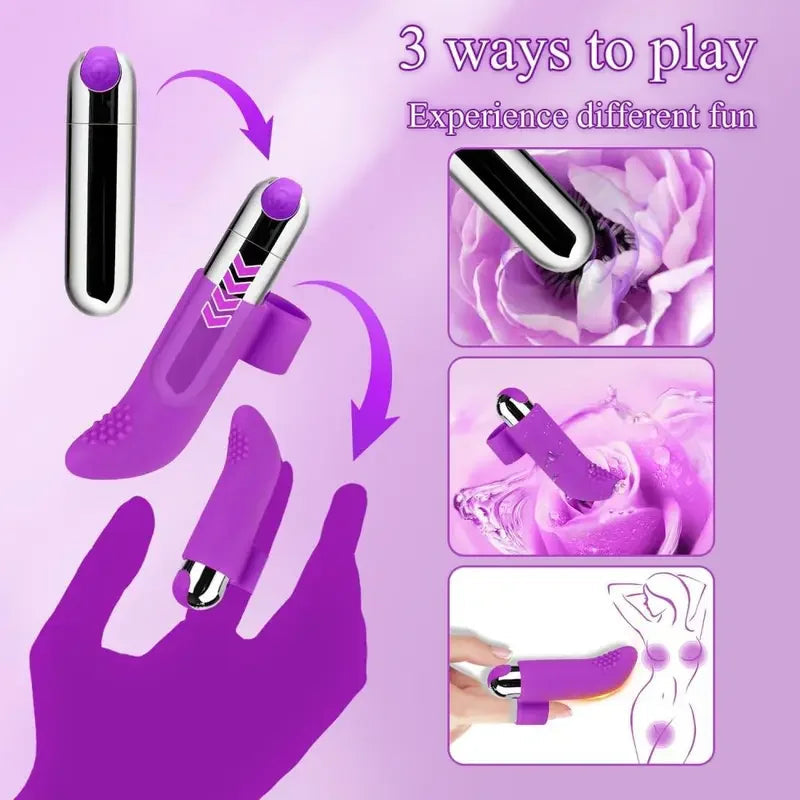 Gtooza10 Speeds USB Charging Finger    Women  Stimulation Silicone Anal Massage Adult Sex Toys 18 gtooza.com