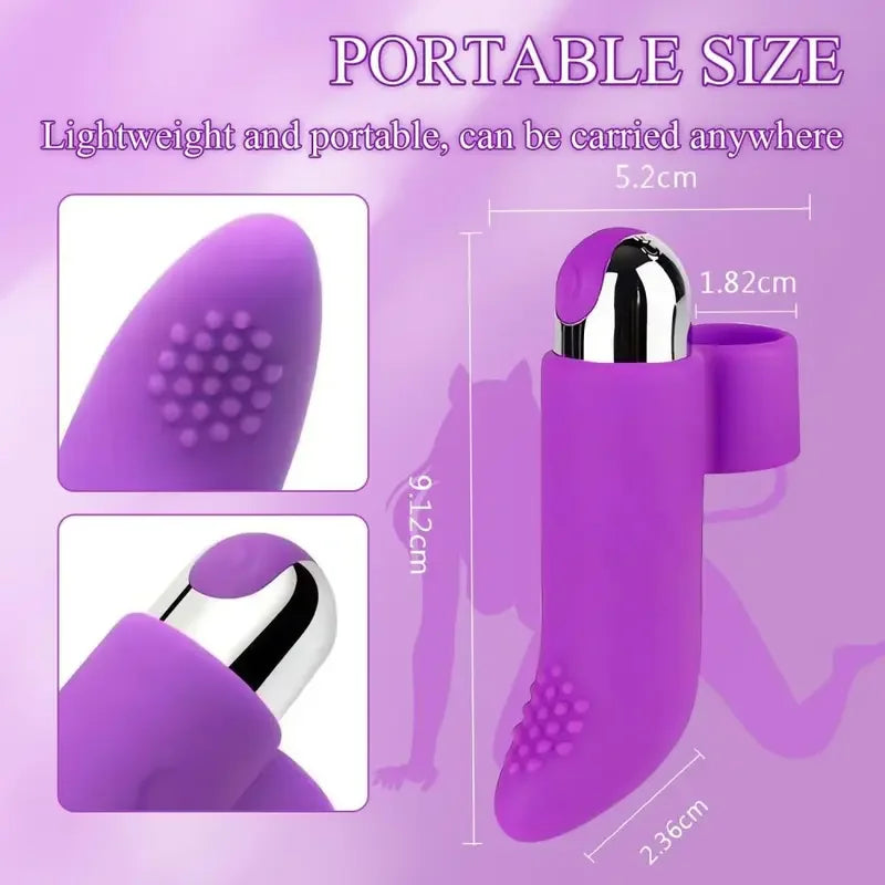 Gtooza10 Speeds USB Charging Finger    Women  Stimulation Silicone Anal Massage Adult Sex Toys 18 gtooza.com