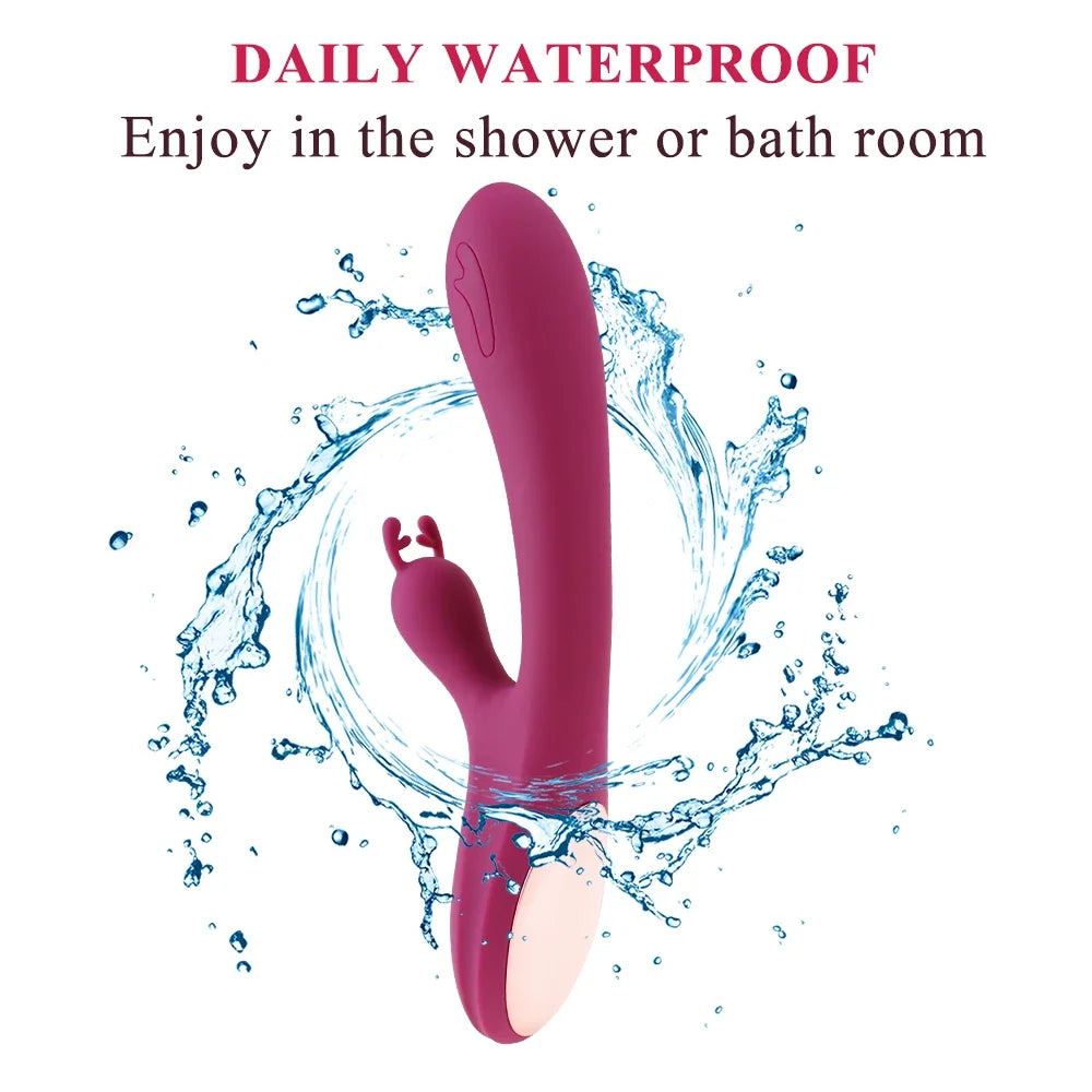 10 Vibration Modes Masturbation Vibrator Sex Toys G-Spot Clitoral Vagina Climax Stimulation Massager Adult Supplies Dildo Erotic