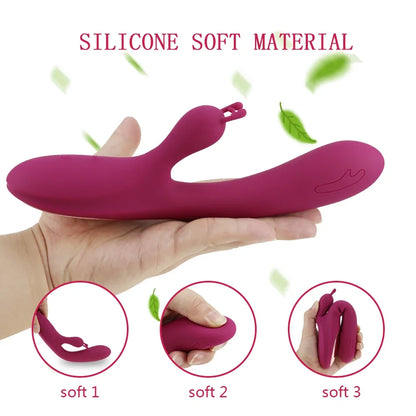 10 Vibration Modes Masturbation Vibrator Sex Toys G-Spot Clitoral Vagina Climax Stimulation Massager Adult Supplies Dildo Erotic