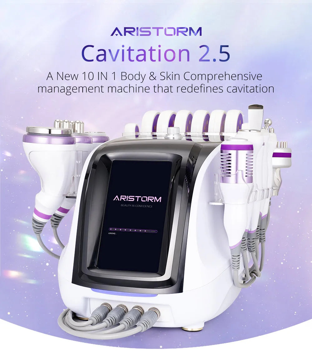 PC 10 in 1 Cavitation Fat Slimming Cellulite Machine Body Shaping Massage F