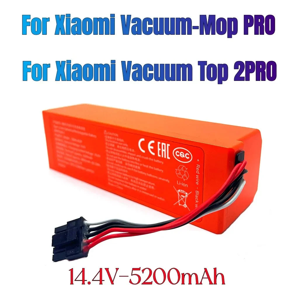 PC 100% Brand New 14.4V 3200mAh/5200mAh  Original Lithium Battery. Suitable For Xiaomi Floor Mopping Robot 2.2 Pro/MJST1S/MJSTS1