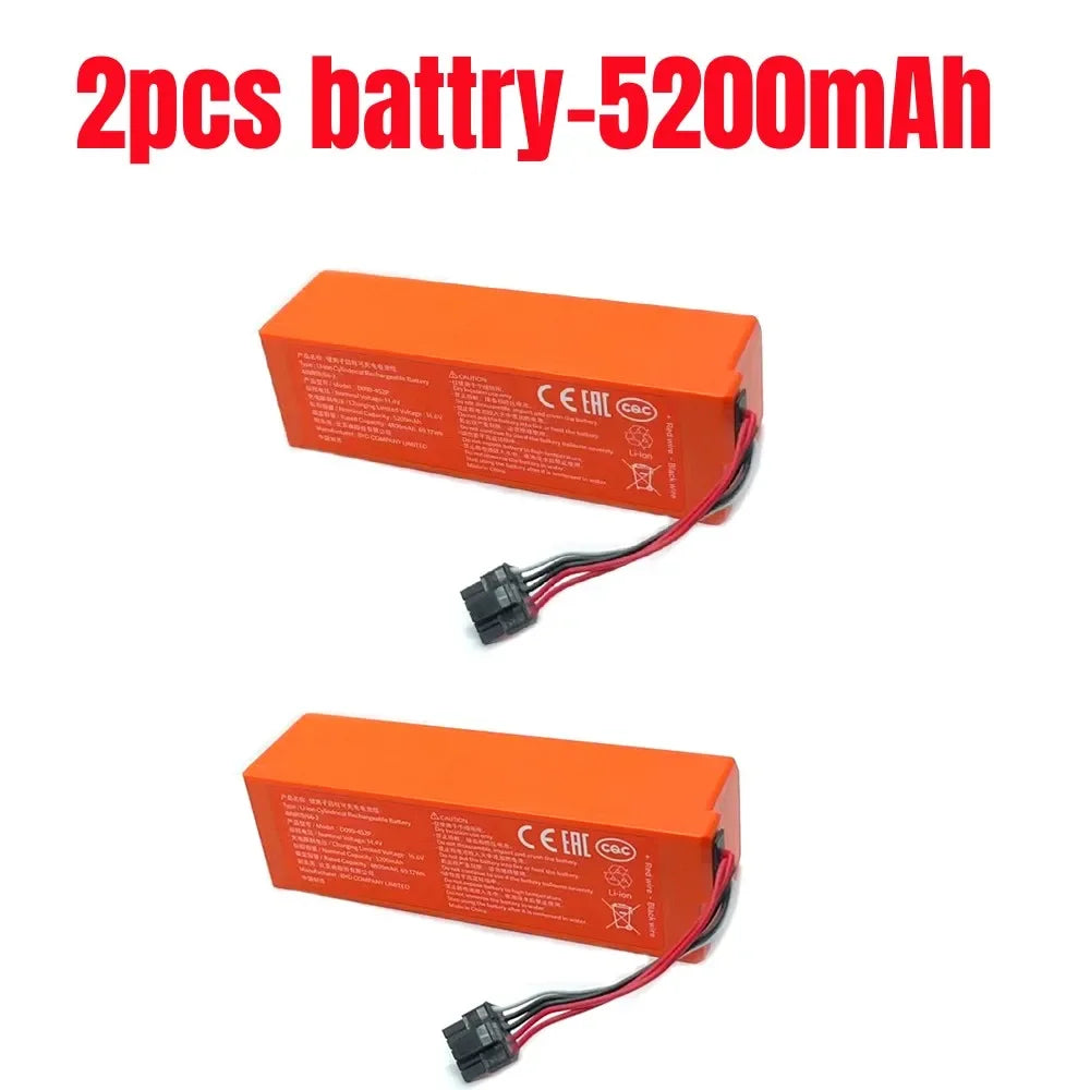 PC 100% Brand New 14.4V 3200mAh/5200mAh  Original Lithium Battery. Suitable For Xiaomi Floor Mopping Robot 2.2 Pro/MJST1S/MJSTS1