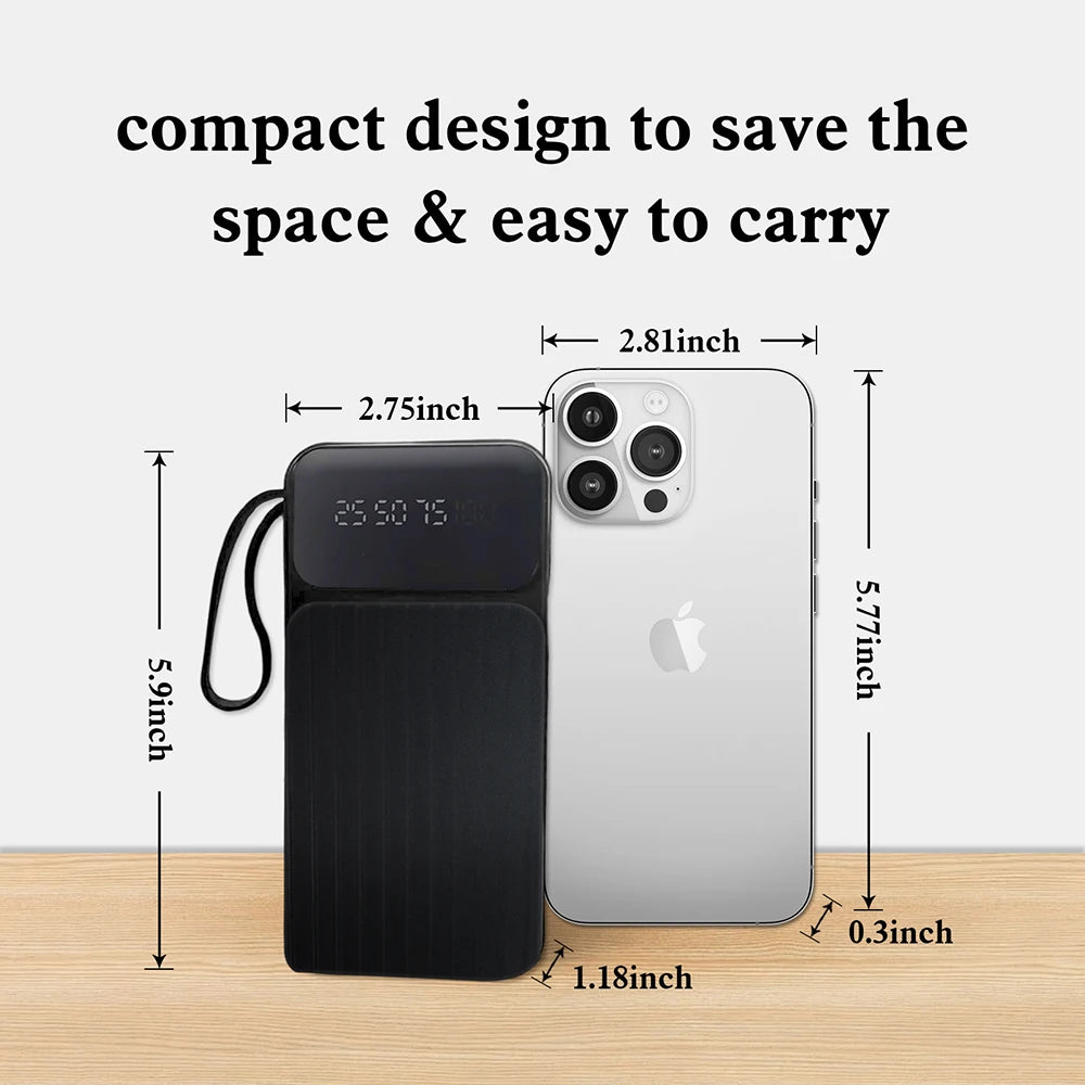 PC 100% New 20000mAh Outdoor Portable Powerbank Battery Charger For iPhone Samsung Huawei