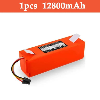 PC 100% Original 14.4V 12800mAh Robotic Vacuum Cleaner Replacement Battery For Xiaomi Roborock S55 S60 S65 S50 S51 S5 MAX S6 Parts