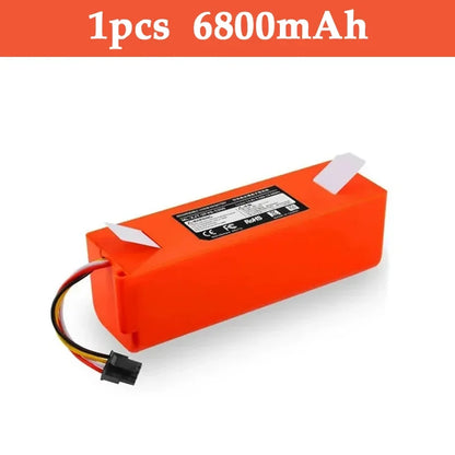 PC 100% Original 14.4V 12800mAh Robotic Vacuum Cleaner Replacement Battery For Xiaomi Roborock S55 S60 S65 S50 S51 S5 MAX S6 Parts