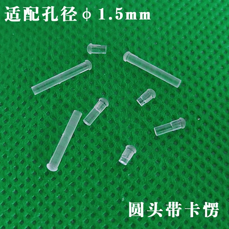 Gtooza_100 PC Clear color 2.54MM-30.5MM LIGHT PIPE guide FOR 1.5MM Led Diode LED Tube Lampshade Replace LDT-1.5 gtooza.com