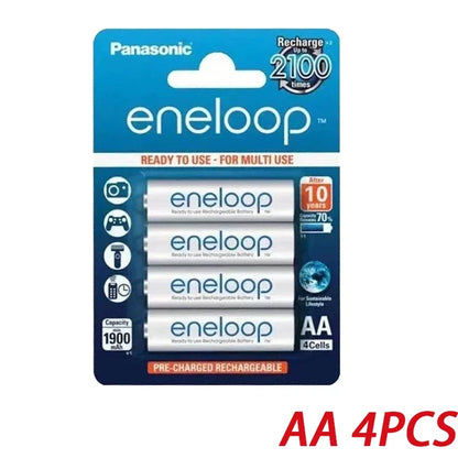 PC 100% Panasonic Eneloop 100% original AA rechargeable battery 1.2v 1900mAh pre-charged nimh suitable  flashlight camera toys