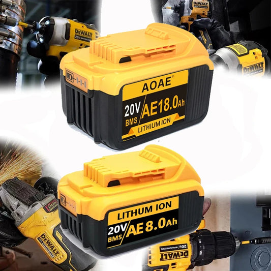 PC 100%newOriginal 20V18.0Ah  Dewalt Power Tool Battery DCB206 20V 18.0Ah Battery DCB206 20V Battery DCB205 DCB200 DCB204