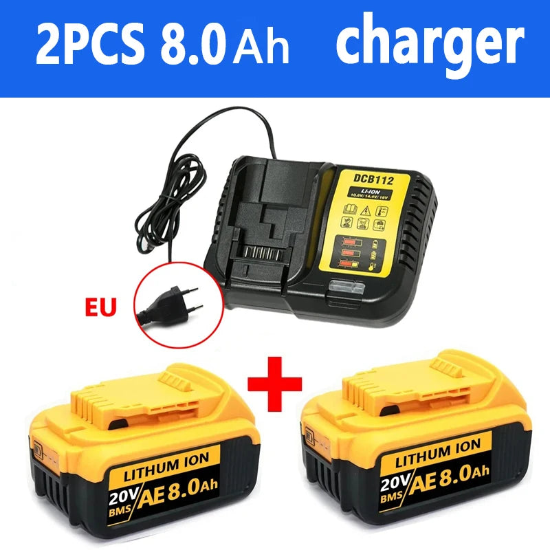 PC 100%newOriginal 20V18.0Ah  Dewalt Power Tool Battery DCB206 20V 18.0Ah Battery DCB206 20V Battery DCB205 DCB200 DCB204