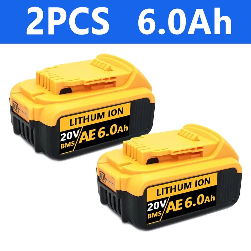 PC 100%newOriginal 20V18.0Ah  Dewalt Power Tool Battery DCB206 20V 18.0Ah Battery DCB206 20V Battery DCB205 DCB200 DCB204