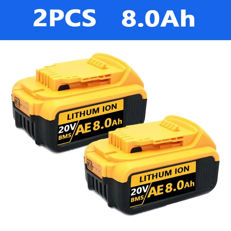 PC 100%newOriginal 20V18.0Ah  Dewalt Power Tool Battery DCB206 20V 18.0Ah Battery DCB206 20V Battery DCB205 DCB200 DCB204