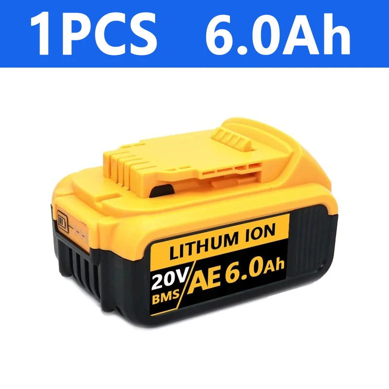 PC 100%newOriginal 20V18.0Ah  Dewalt Power Tool Battery DCB206 20V 18.0Ah Battery DCB206 20V Battery DCB205 DCB200 DCB204