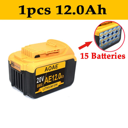 PC 100%newOriginal 20V18.0Ah  Dewalt Power Tool Battery DCB206 20V 18.0Ah Battery DCB206 20V Battery DCB205 DCB200 DCB204