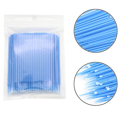 100 pcs Individual Applicators Eyelash Mascara Wands Disposable Makeup Brushes Micro brushes Eyelash Extension Make up Tools