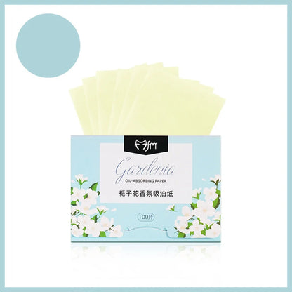 100Pcs Face Oil Blotting Paper Protable Face Wipes Facial Cleanser Oil Control Oil-absorbing Sheets Blotting Tissue Makeup Tool