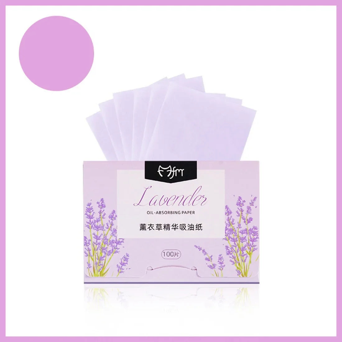 100Pcs Face Oil Blotting Paper Protable Face Wipes Facial Cleanser Oil Control Oil-absorbing Sheets Blotting Tissue Makeup Tool