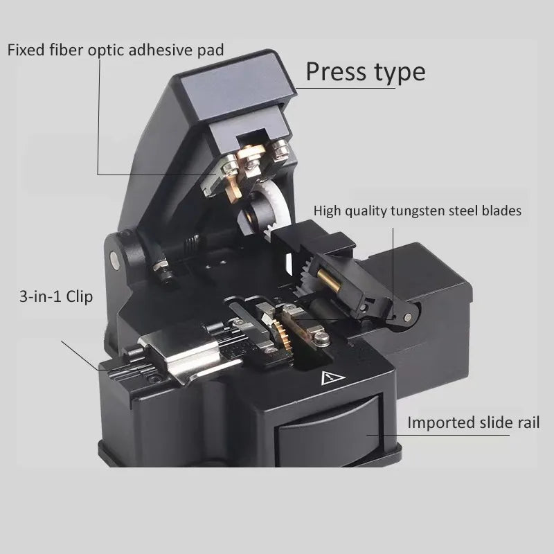 NewFC-600 Single Step Fiber Optic Cleaver with Auto Rotating Blade Fiber Cl