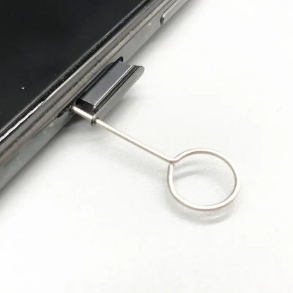 PC 100pcs Eject Sim Card Ejector Tool Pick-up Pin Universal Mobile Phone Remover Tray to Open For IPhone 13 Xiaomi Samsung huawei