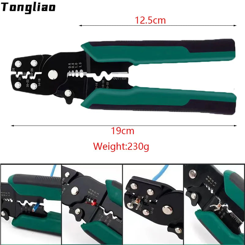 New Pliers Multi-function Mini electric terminal crimping pliers With Wire