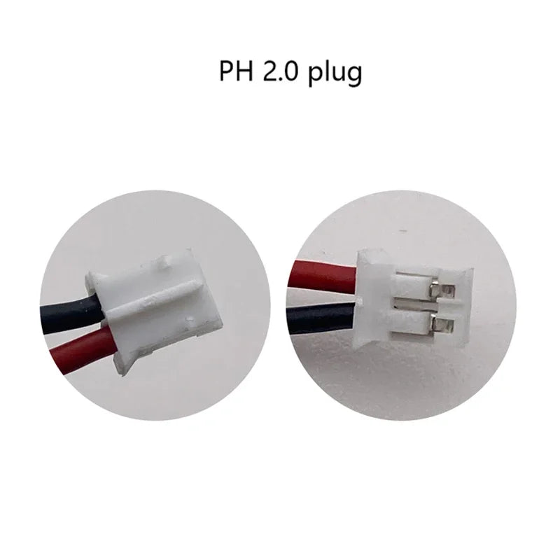 PC 103450 3.7V 2000mAh Polymer Lithium Rechargeable Battery jst PH 2.0mm 2pin plug  Camera GPS navigator MP5 Bluetooth Headset