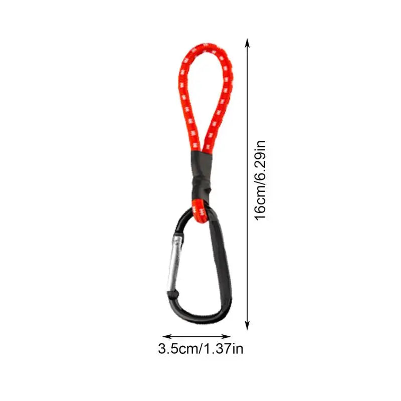 PC 10PCS Heavy Duty Bungee Cord Elastic Tie Strap String Carabiner Hooks Ka