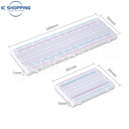 10PCS MB102 Breadboards Kit Include 5PCS 830 Point 5PCS 400 Point Solderless Breadboards for Arduino