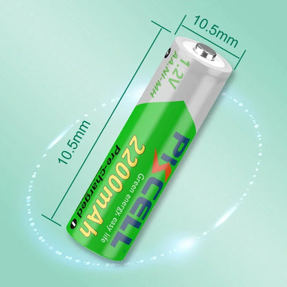 PC 10PCS PKCELL AA 2200MAH battery 1.2V NIMH aa Rechargeable Batteries 2A precharge LSD Batteries Ni-MH  Camera toys