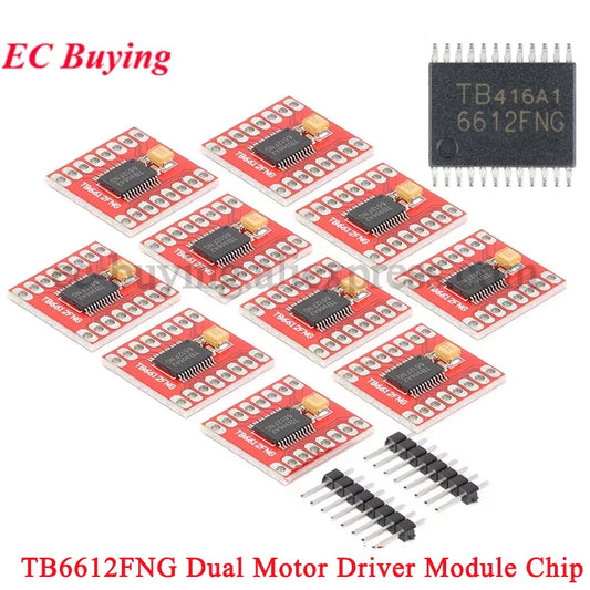 10pcs/1pc TB6612 Dual Motor Driver Module 1A TB6612FNG PCB Board for Arduino Microcontroller Better than L298N Electronic DIY