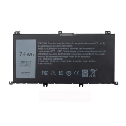 PC 11.4V 74Wh 357F9 Laptop Battery For DELL Inspiron 15 Gaming 5576 5577 7566 7567 7000 7557 7559 P65F P57F P65F001 P57F001