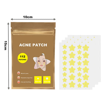 112 PCS/SET Pimple Patch Acne Colorful Invisible Acne Removal Skin Care Stickers Concealer Face Spot Beauty Makeu