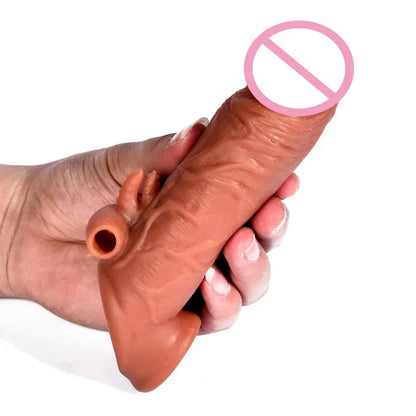 Gtooza_12 Style soft Condoms Realistic Penis Sleeve Extender Cock ring  Enlargement Delay Ejaculation Reusable Condom Men Sex Toys gtooza.com