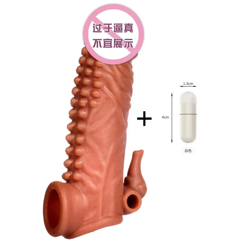 Gtooza_12 Style soft Condoms Realistic Penis Sleeve Extender Cock ring  Enlargement Delay Ejaculation Reusable Condom Men Sex Toys gtooza.com