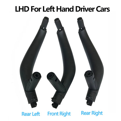 New 3PCS Set LHD RHD Interior Door Left Right Pull Handle Trim Cover For BM