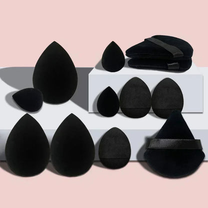 12Pcs Makeup Sponge Blender Beauty Egg Foundation Sponges Cosmetic Powder Puff Spa Headband Wristband Make Up Tools Accessories