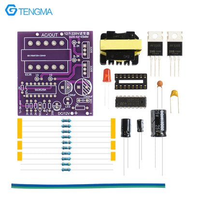 12V Liter 220V Inverter Welding Kit Power Assembly SG3525 Circuit Board Welding DIY Electronic Production