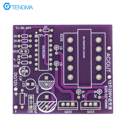 12V Liter 220V Inverter Welding Kit Power Assembly SG3525 Circuit Board Welding DIY Electronic Production