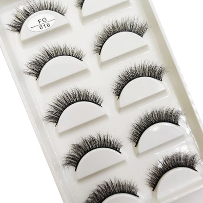 13 Style 5 Pairs 3D Faux Mink Eyelash Natural False Eyelashes Makeup Fake Eye Lashes Cils Make Up Beauty Tools maquiagem