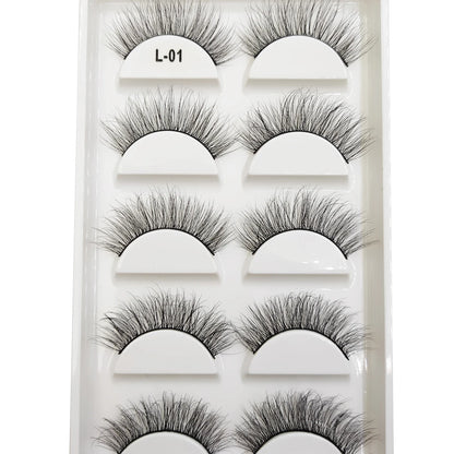 13 Style 5 Pairs 3D Faux Mink Eyelash Natural False Eyelashes Makeup Fake Eye Lashes Cils Make Up Beauty Tools maquiagem