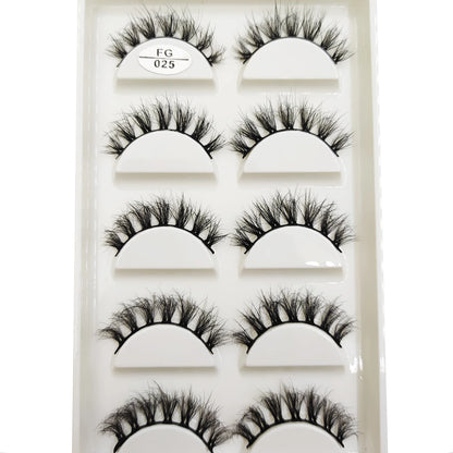 13 Style 5 Pairs 3D Faux Mink Eyelash Natural False Eyelashes Makeup Fake Eye Lashes Cils Make Up Beauty Tools maquiagem