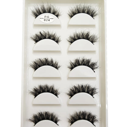 13 Style 5 Pairs 3D Faux Mink Eyelash Natural False Eyelashes Makeup Fake Eye Lashes Cils Make Up Beauty Tools maquiagem