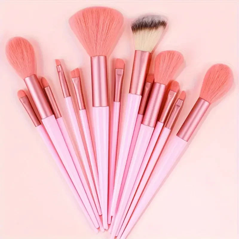 13PCS Makeup Brushes Set Eye Shadow Foundation Blush Highlighter Concealer Brushes Soft Fluffy Female Beauty Tool Christmas gift