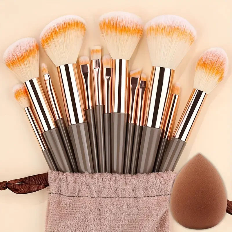 13PCS Makeup Brushes Set Eye Shadow Foundation Blush Highlighter Concealer Brushes Soft Fluffy Female Beauty Tool Christmas gift